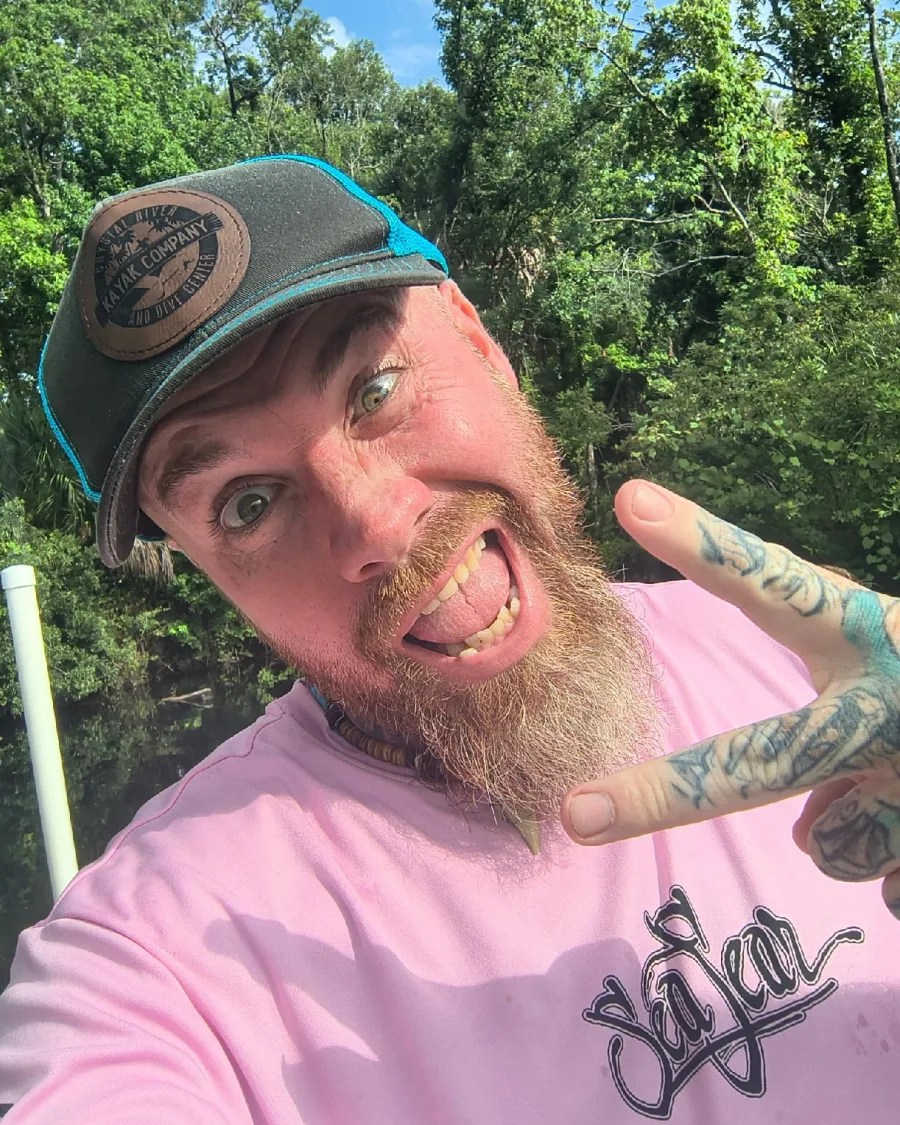 Alex B., dock team member and guide at Crystal River Kayak Company & Dive Center