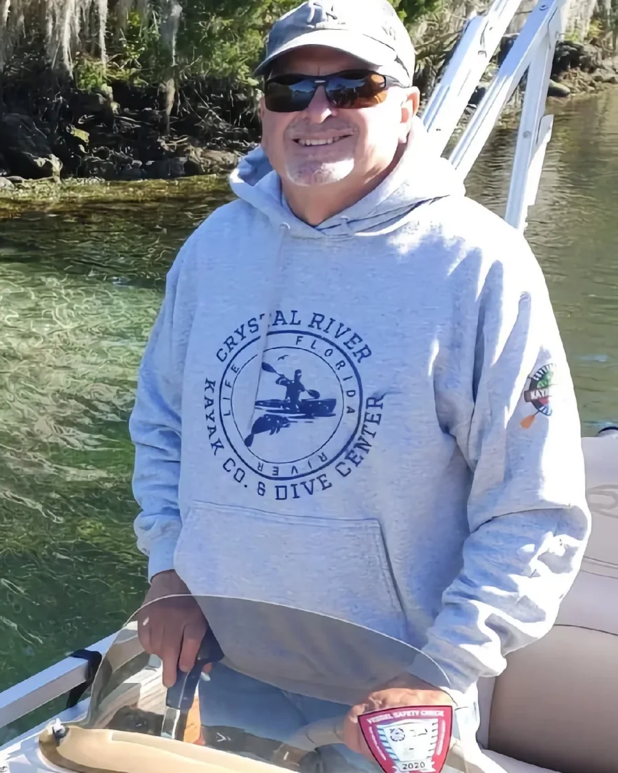 Captain Vince, dive manager at Crystal River Kayak Company & Dive Center